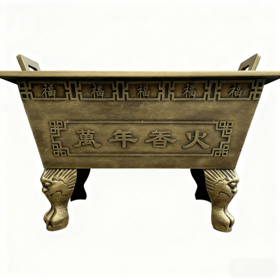 定制烧香炉铸铁镀锌板合制香炉