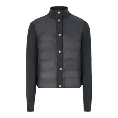 【90%鹅绒】PRICH时尚拼接轻薄排骨羽绒服冬新款保暖短款外套女