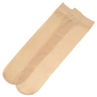 浪莎红中筒丝袜女防勾丝夏季薄款肉色性感小腿袜子女2024新款爆款