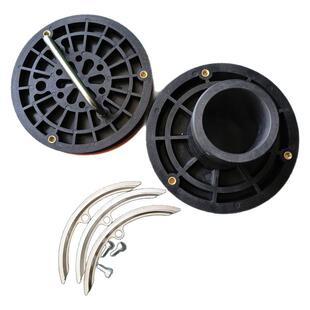 Eurotec前置保安水处理大流通量玻璃钢过滤器ET80-150S把手端板