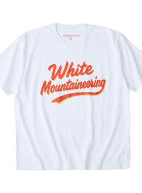 白山/White Mountaineering 26春夏男士休闲印花短袖T恤衫银泰
