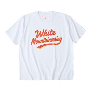 白山/White Mountaineering 26春夏男士休闲印花短袖T恤衫银泰