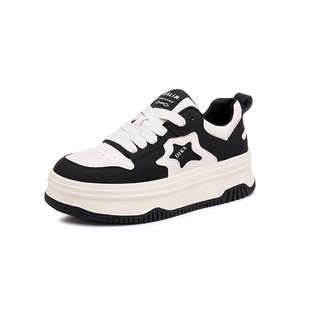 厚底小白鞋女2026新款爆款女款秋冬板鞋鞋子女鞋运动鞋冬真皮加绒