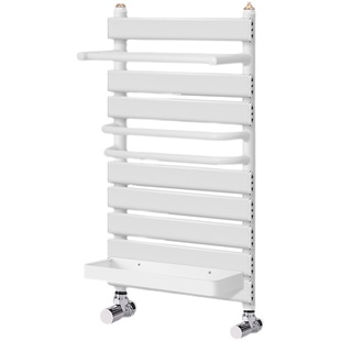 铜铝复合钢制小背篓暖气片家用卫生间专用壁挂式集中供暖置物架