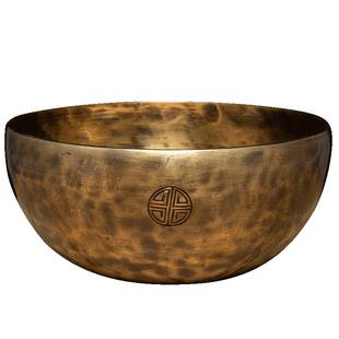 尼泊尔颂钵满月钵 瑜伽静心疗愈工具手工钵音碗 铜钵盂装饰品摆件