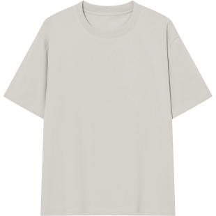 凉感短袖t恤男装冰丝光棉抗菌防螨半袖纯色白色上衣服圆领打底衫