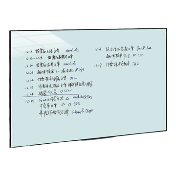 齐富办公钢化玻璃白板写字板