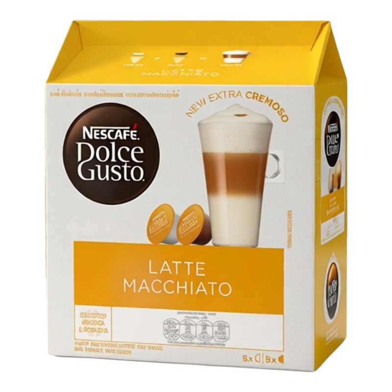 NESCAFE雀巢咖啡 Dolce Gusto奶泡咖啡胶囊194.4克幼滑浓郁泡沫版