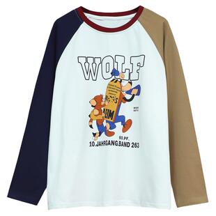 男童t恤长袖2025新款春秋薄款加肥加大码胖童装青少年男孩打底衫