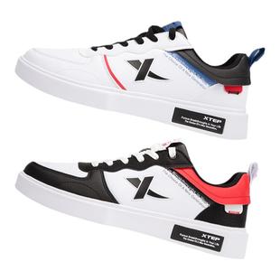 特步板鞋男鞋冬季空军一号青少年小白鞋子男士透气休闲鞋运动鞋男