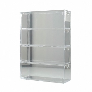 日抛美瞳收纳盒多副高级感大容量四层抽屉式隐形眼镜盒分格透明盒