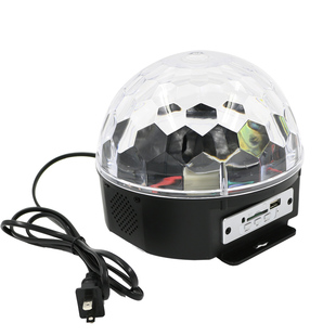 迷你12V24V电瓶游乐设备碰碰车LED水晶魔球旋转七彩灯家用汽车灯