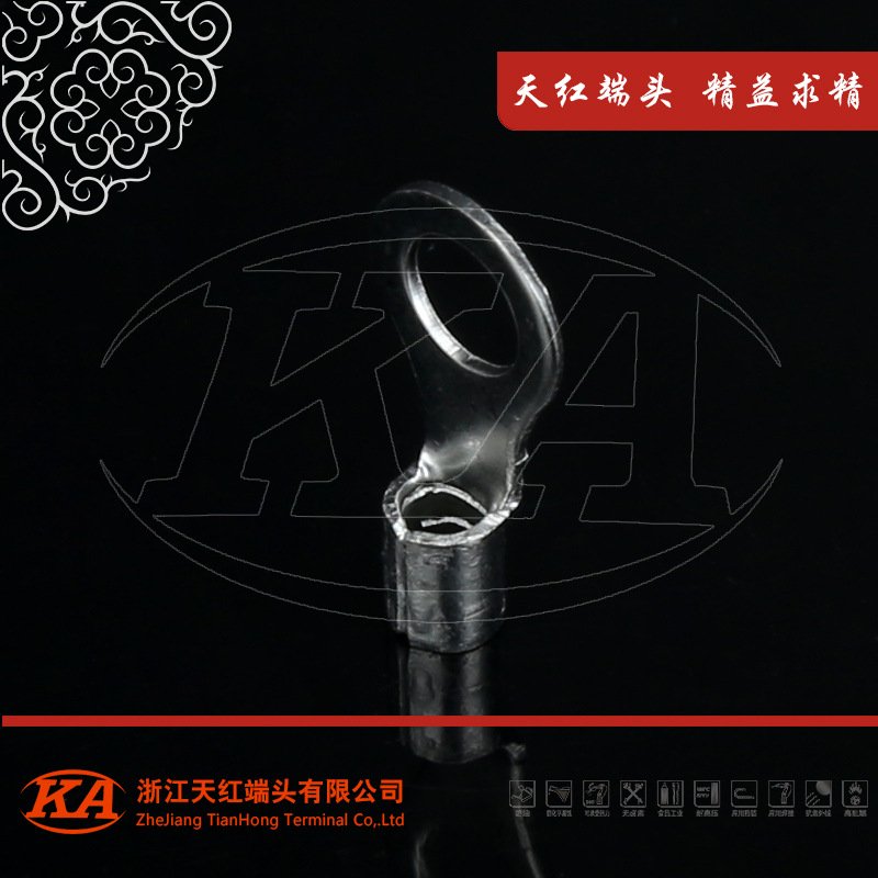 推荐特惠 圆形冷压端子铜鼻子线耳接线端头RNB平方系列RNB2-6