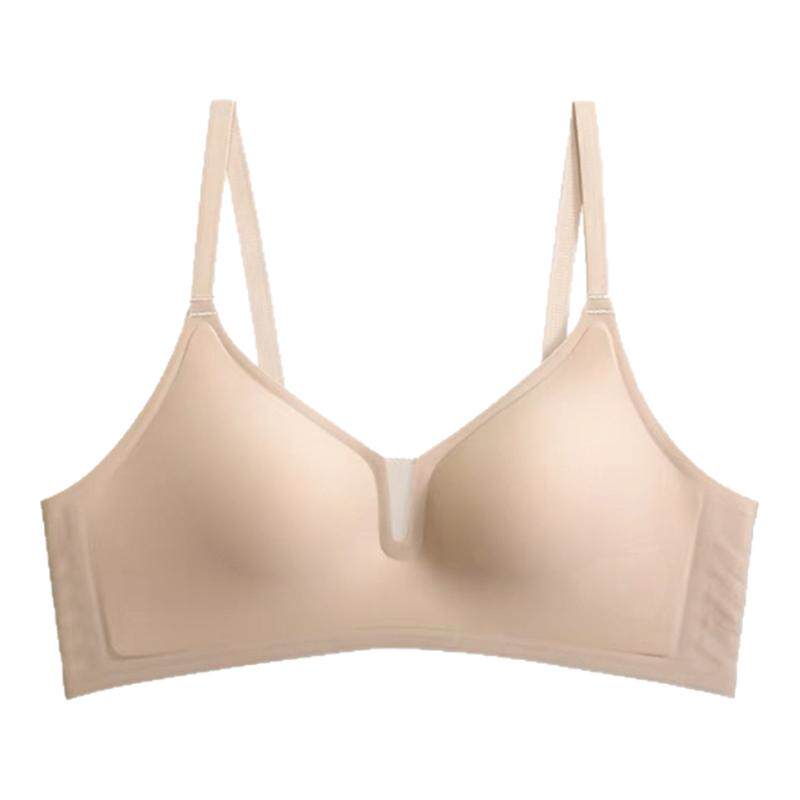 touchme软支撑无痕内衣女薄款无钢圈深V收副乳防下垂小胸聚拢文胸