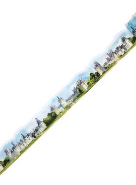 欧美旅行风景手帐花边胶带