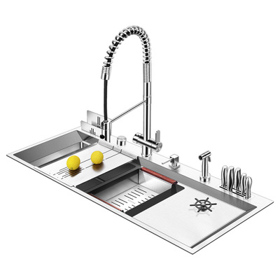 阿萨斯欧式不锈钢手工水槽厨房