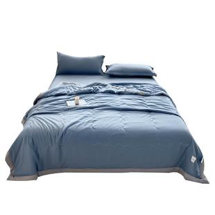 空调被夏季夏凉被全棉纯棉可机洗2026新款被子薄单人夏被四季通用