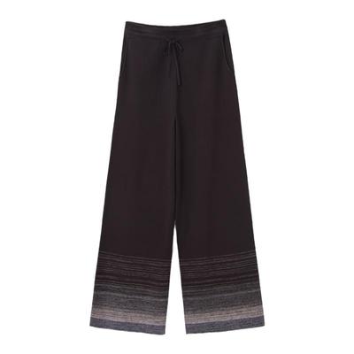 时尚OVV秋冬阔腿裤针织秋冬