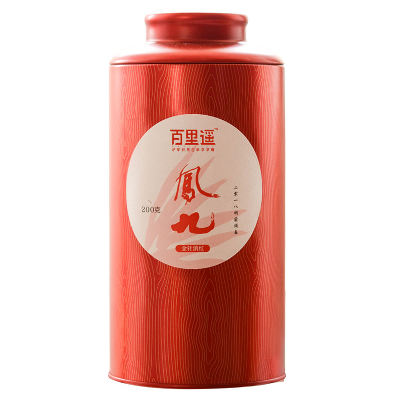 百里遥茶叶云南滇红茶浓香型凤庆9号特级蜜香金芽金针散茶200克
