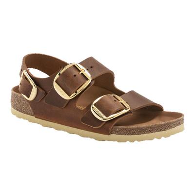 BIRKENSTOCK勃肯涂油皮系踝凉鞋