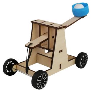 科技小制作自制投石车机积木战车发明益智diy趣味实验物理手工