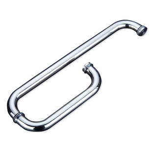 淋浴房玻璃门拉手不锈钢加厚拉手门把手浴室拉手扶手玻璃门拉手