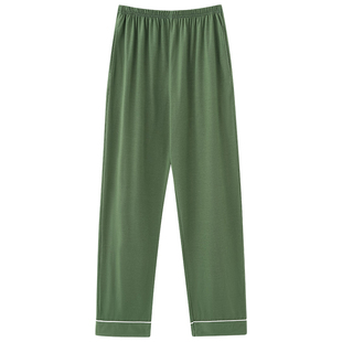 睡裤男士春秋季薄款休闲长裤青少年宽松加肥大码单件家居裤可外穿