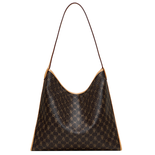 【新年礼物】暇步士女包老花hobo包大容量通勤单肩斜挎包女腋下包