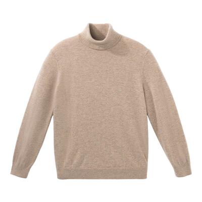 布先生轻奢高领长袖100%山羊绒