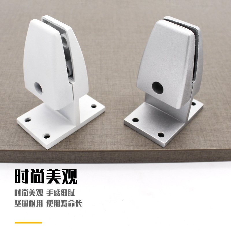 铝合金屏风夹免打孔可桌面木板玻璃挡板移动调节办公桌隔板夹固定