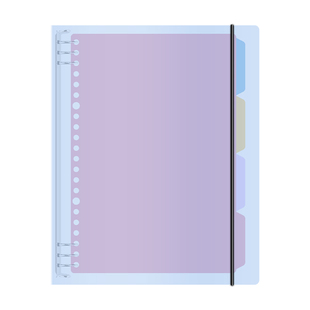 晨光活页本B5横线笔记本子A4笔记记录本A5多规格可拆卸替芯软壳初高中线圈错题本加厚纸张不咯手活页夹