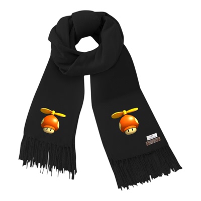 美式嘻哈卡通蘑菇头Toad奇诺围巾