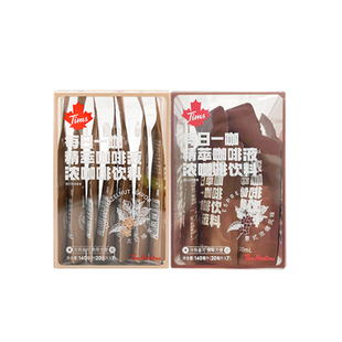 tims精萃咖啡液即溶浓缩液美式黑咖啡提神意式浓缩太妃榛果拿铁