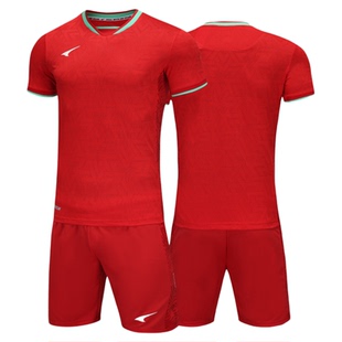 新款锐克足球服套装短袖比赛训练套服光板组队定制球队服官方正品