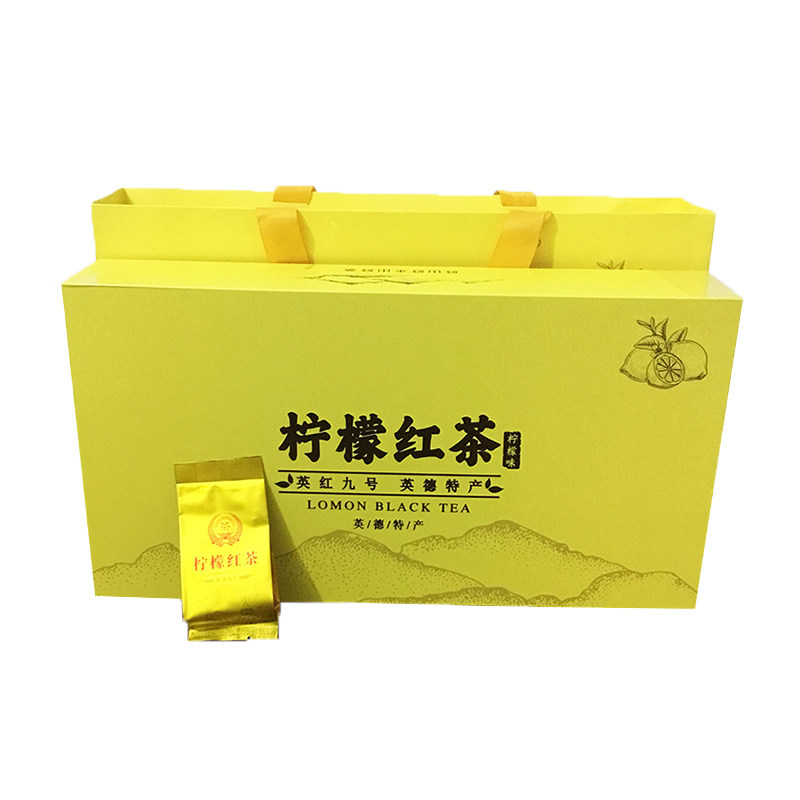 英红九号香水柠檬红茶叶礼盒250g