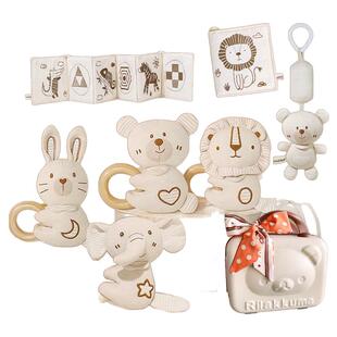 刚出生的宝宝礼物婴儿用品玩具礼盒送满月百天宝宝高档实用见面礼