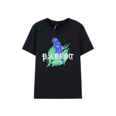 普普风亮色印花图案T恤