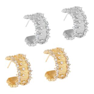 莓拉「星辰」气质通勤时髦小C圈耳环千金感耳钉饰品女生日礼物