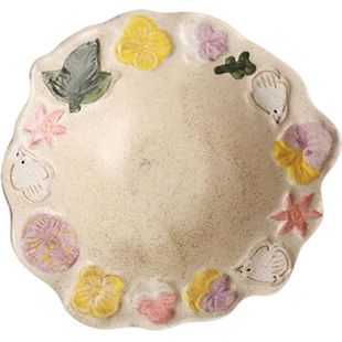 肆月陶瓷碗高颜值家用釉下彩饭碗酸奶甜品水果碗精致吃饭小碗新款