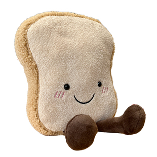 碱水面包吐司造型玩偶毛绒玩具睡觉抱枕娃娃客厅装饰摆件节日礼物