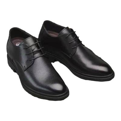 休闲皮鞋冬加绒10cm结婚厚底