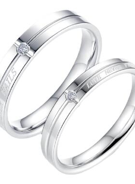 vana戒指情侣款纯银小众设计