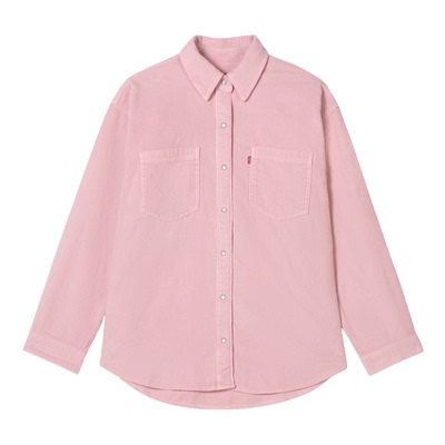 李维斯女士美式复古翻领休闲衬衫