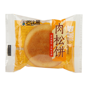 巴比熊肉松饼传统糕点零食