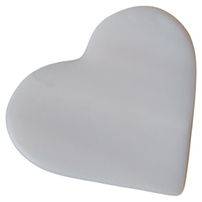 50年代珍珠母贝白色爱心造型串珠