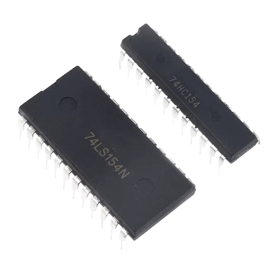 直插窄体74HC154信号开关芯片