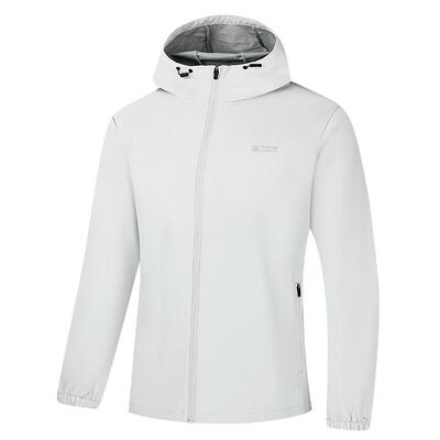 361三防外套2026春季户外防泼水梭织冲锋运动夹克男连帽立领风衣