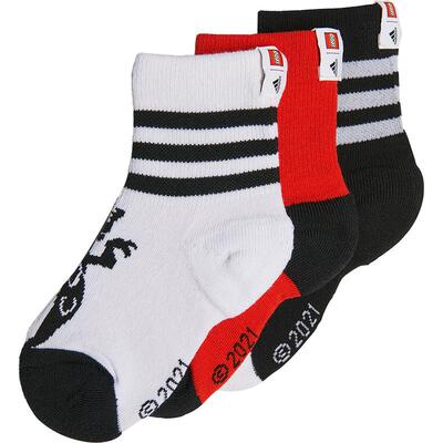 Adidas/阿迪达斯正品 3P LEGO乐高联名款小童运动袜子GP0196