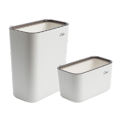 千屿无盖压边简约壁挂式垃圾桶