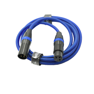 舞台灯光圈电容麦克风话筒调音台xlr卡农侬公对母信号连接平衡线